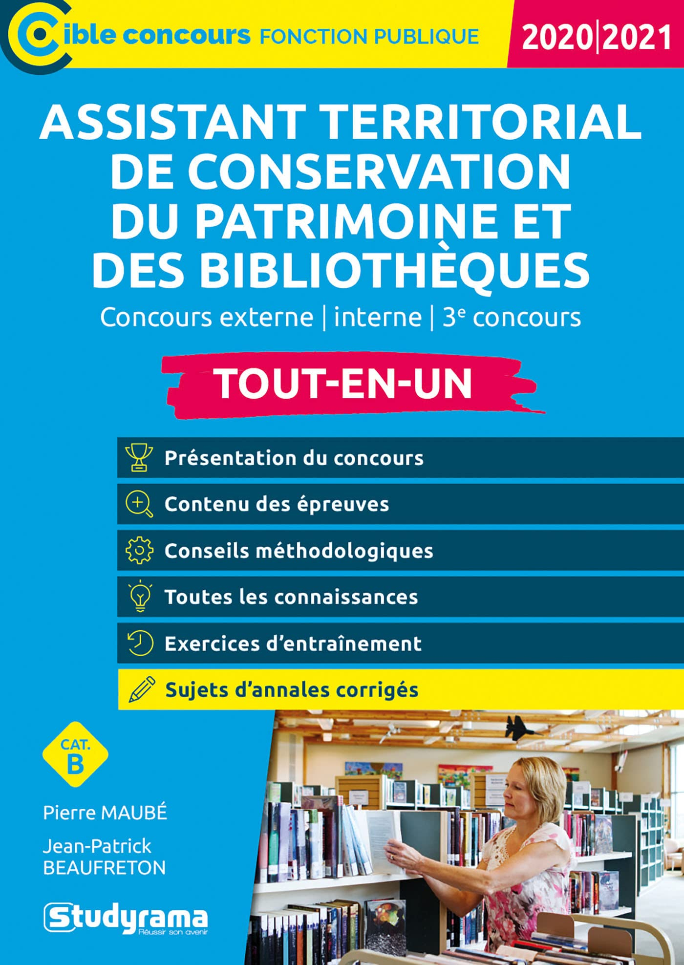 Assistant territorial de conservation du patrimoine et des bibliothèques : tout-en-un, concours exte