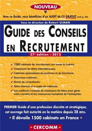 Guide des conseils en recrutement