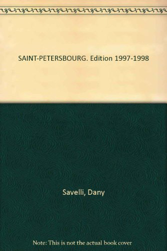saint-petersbourg. edition 1997-1998
