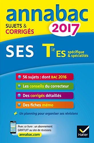 SES terminale ES spécifique & spécialité : 2017