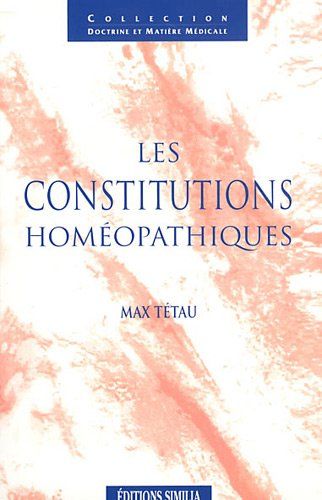 Les constitutions homéopathiques