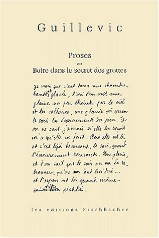 Proses ou Boire dans le secret des grottes : 1935-1943