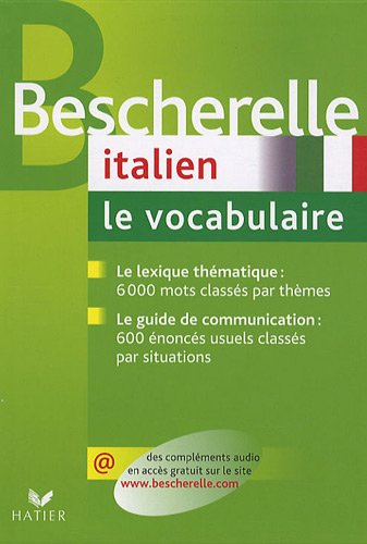 Italien, le vocabulaire