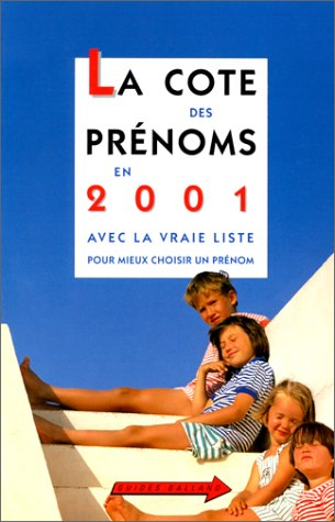 la cote des prénoms 2001