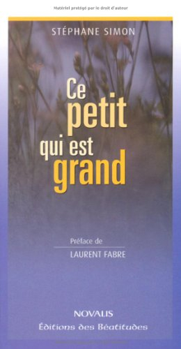 Ce petit qui est grand