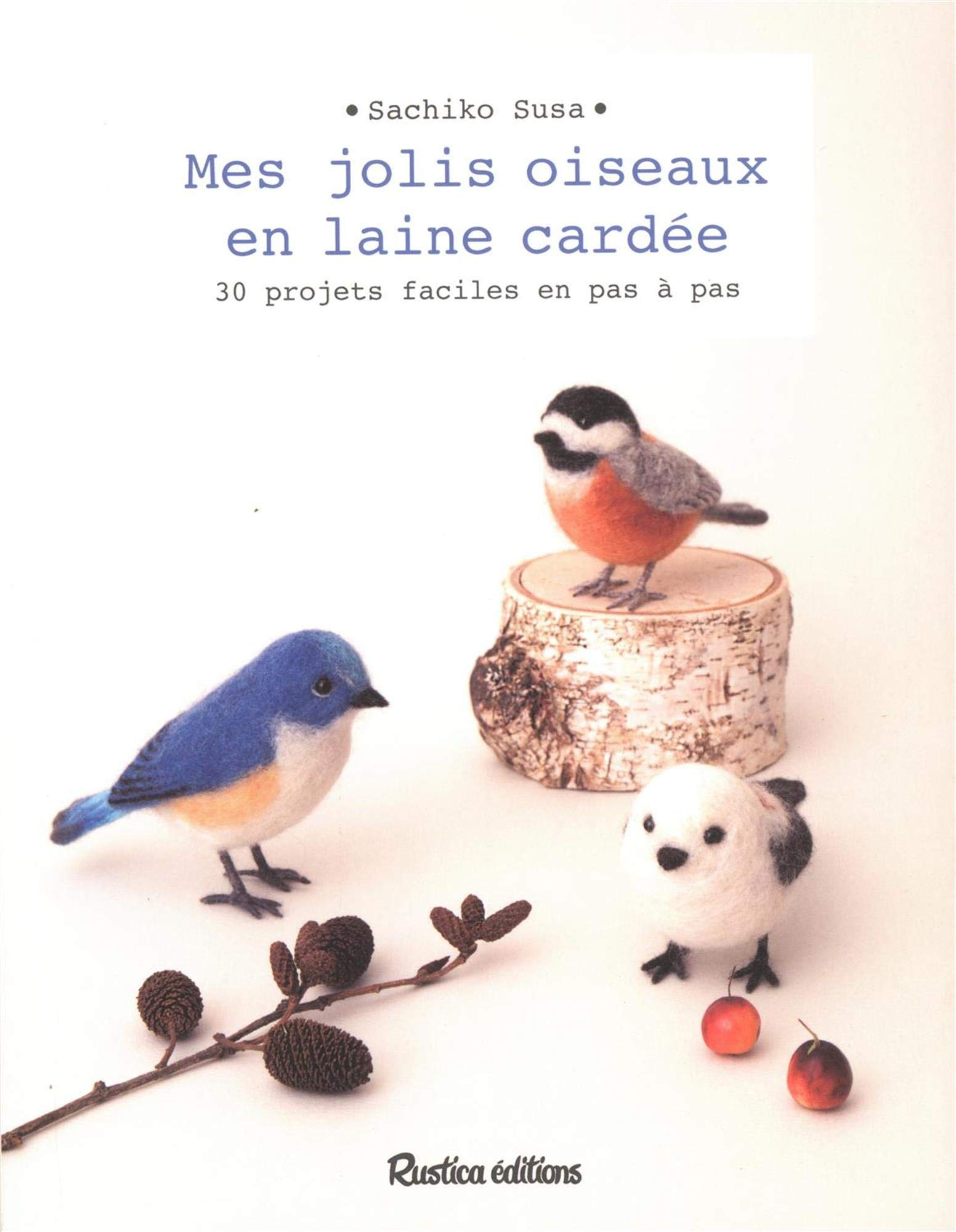 Mes jolis oiseaux en laine cardée : 30 projets faciles en pas à pas