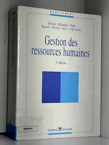 Gestion des ressources humaines
