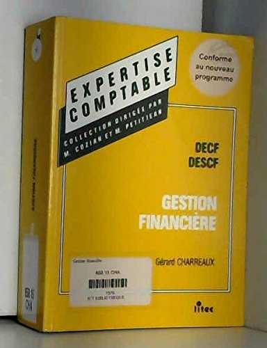 manuel de gestion financiere decf/descf 5e ed.1996 (ancienne édition)