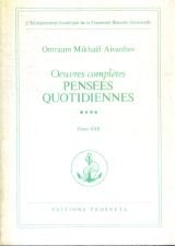pensées quotidiennes, tome 4, volume 22