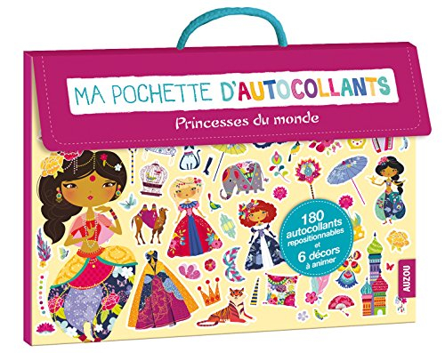 Ma pochette d'autocollants : princesses du monde