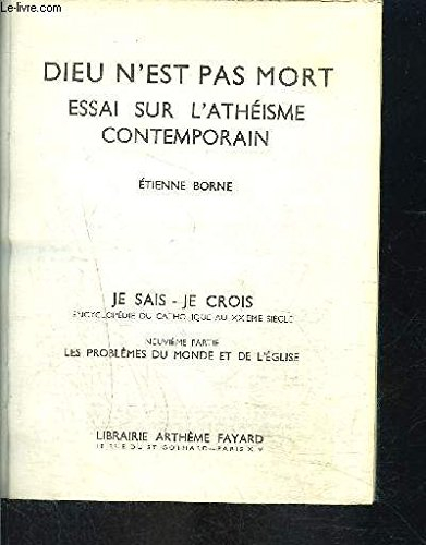 dieu n'est pas mort