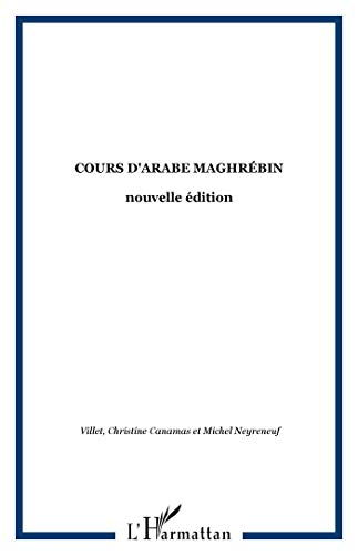 cours d'arabe maghrebin