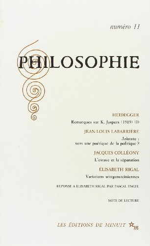 Philosophie, n° 11