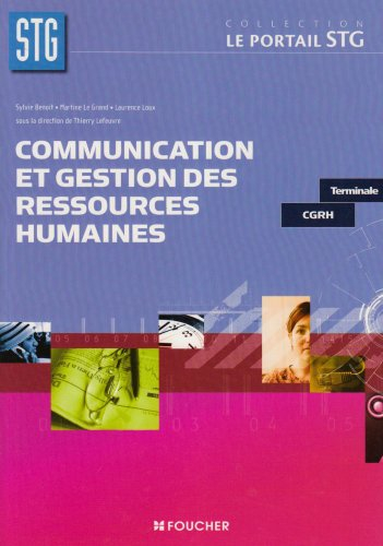 Communication et gestion des ressources humaines STG terminale CGRH