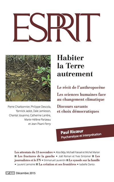 Esprit, n° 420. Habiter la Terre autrement