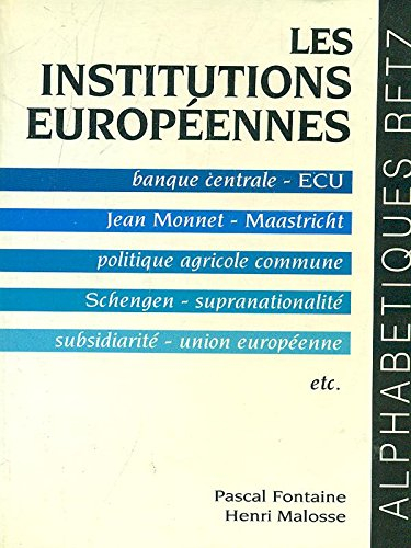 Les Institutions européennes