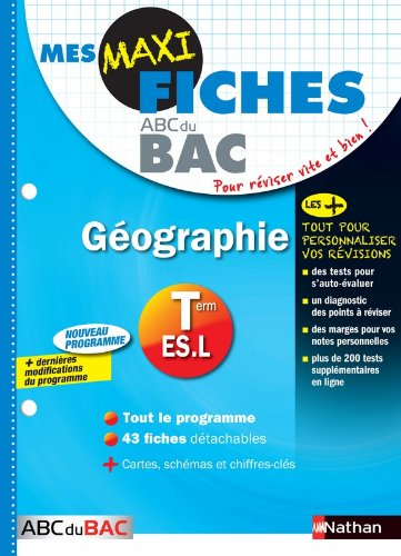 Géographie, terminale ES, L