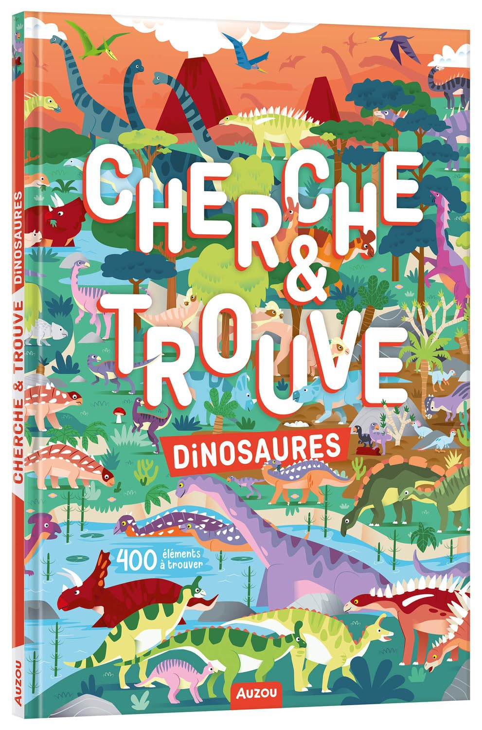 Dinosaures : cherche & trouve : 400 éléments à trouver
