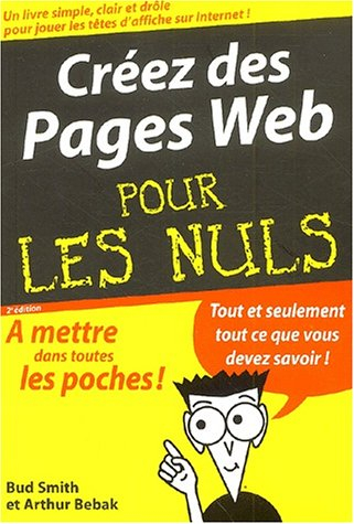 Créer vos pages Web pour les nuls