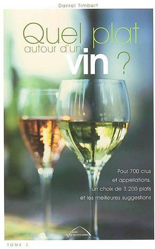 Quel plat autour d'un vin ? : pour 700 crus et appellations, un choix de 3.200 plats et les meilleur