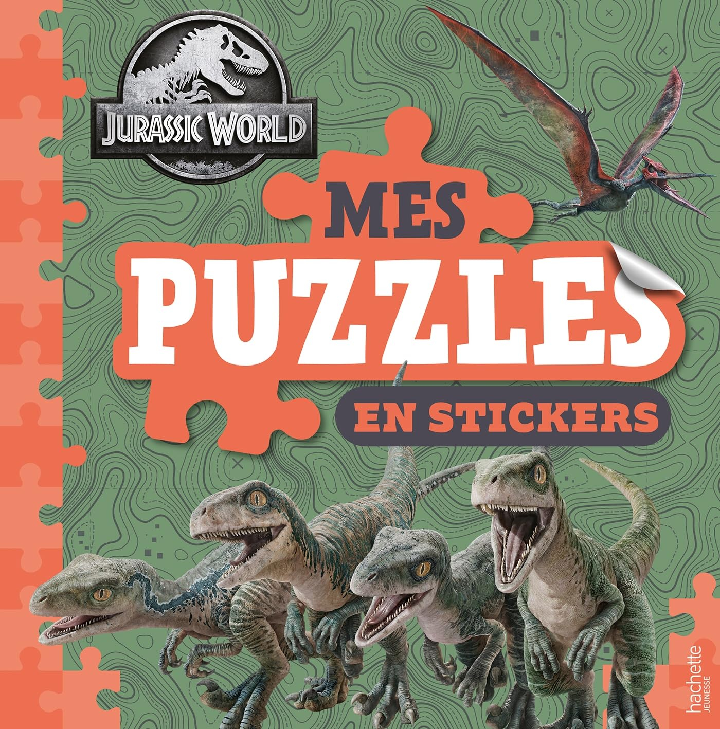 Jurassic World : Mes puzzles en stickers
