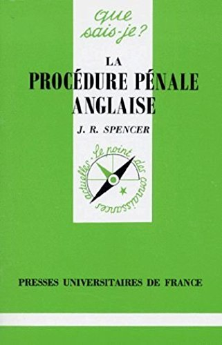La procédure pénale anglaise