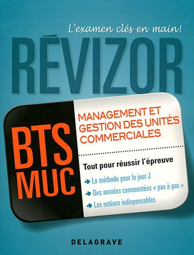 Management et gestion des unités commerciales, BTS MUC