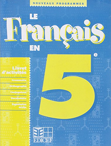 le français en 5e / livret d'activites