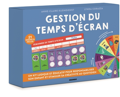 Gestion du temps d'écran : kit ludique et éducatif pour responsabiliser son enfant et stimuler sa cr