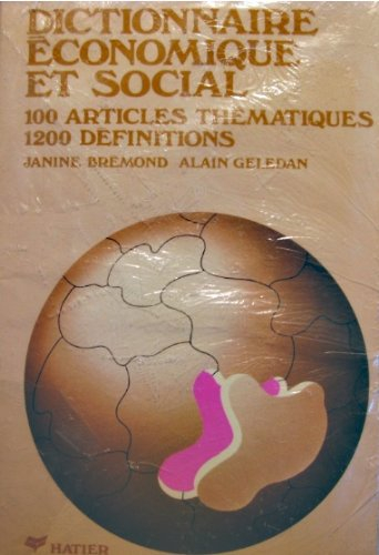 dictionnaire economique et social...