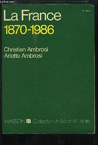 la france, 1870-1986