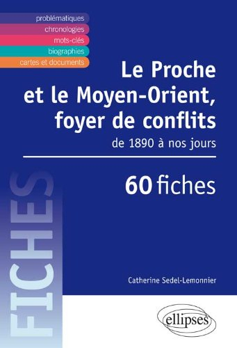 Le Proche et le Moyen-Orient, foyer de conflits : de 1890 à nos jours : 60 fiches