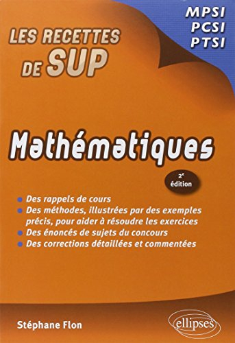 Mathématiques : MPSI, PCSI, PTSI