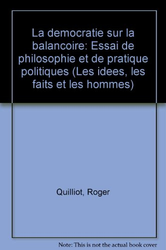 La Démocratie sur la balançoire