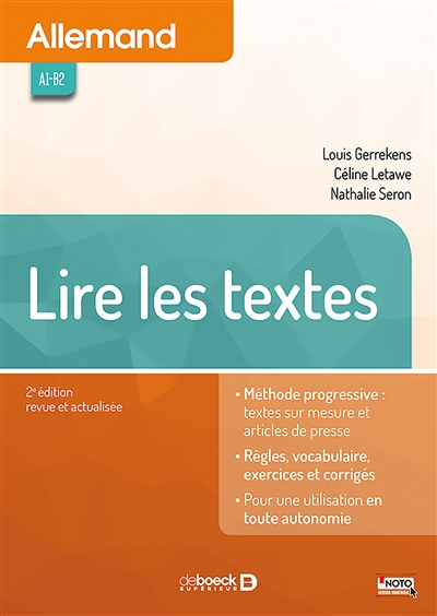 Allemand A1-B2 : lire les textes