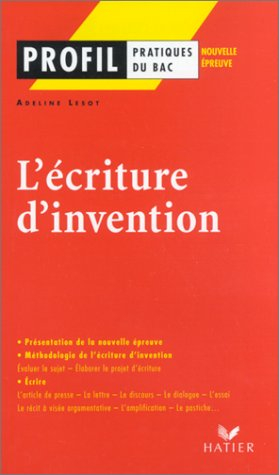L'écriture d'invention