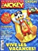 le journal de Mickey; vive les vacances; spécial été, énigme fantastique épisodes 1 et 2, joue au pe