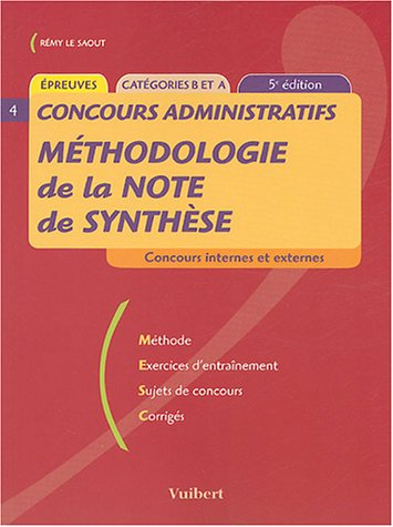 méthodologie de la note de synthèse