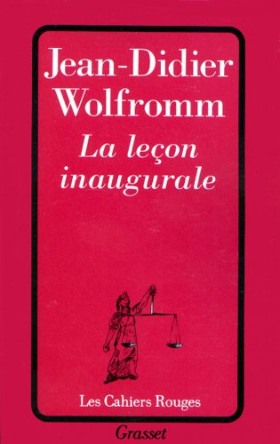 La leçon inaugurale