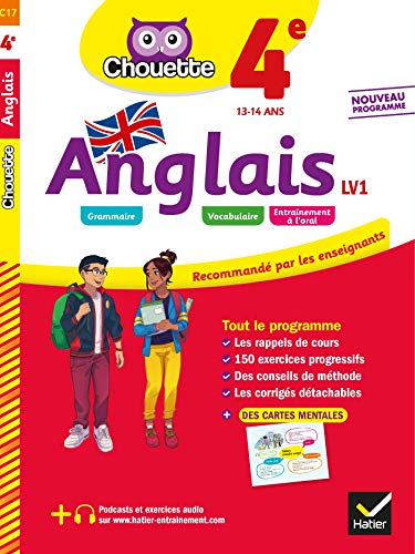 Anglais 4e LV1, 13-14 ans : nouveau programme