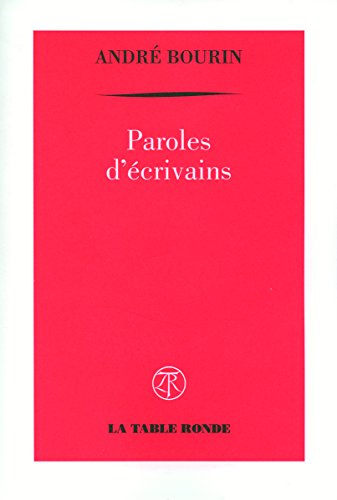 Paroles d'écrivains