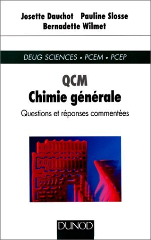 Chimie générale : QCM