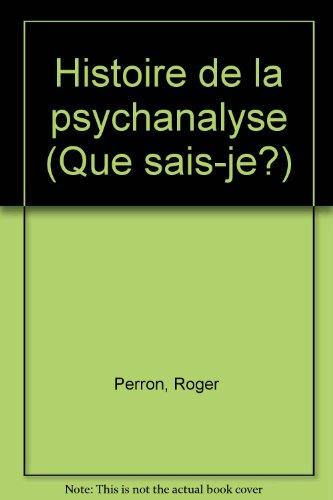 histoire de la psychanalyse