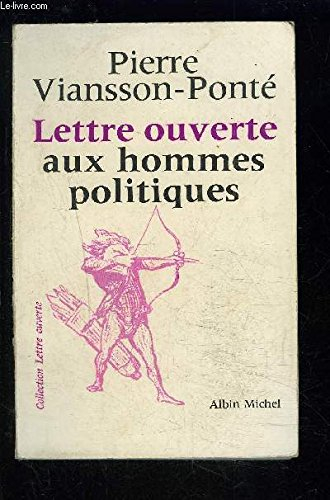 Lettre ouverte aux hommes politiques