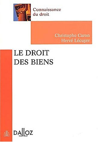 Le droit des biens