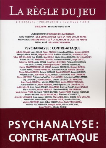 Règle du jeu (La), n° 30. Psychanalyse : contre-attaque