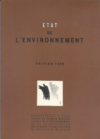 etat de l'environnement : donnees statistiques commentees, themes d'environnement. 1989