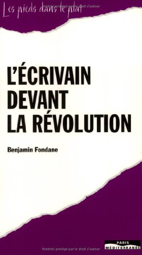 L'écrivain devant la révolution