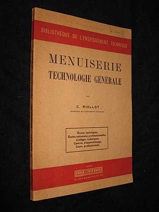 menuiserie - technologie générale