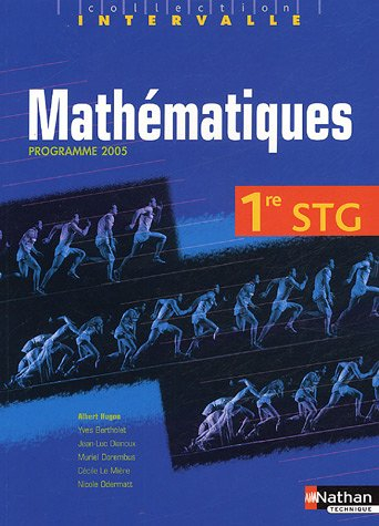 Mathématiques 1re STG : programme 2005